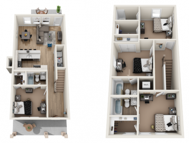 Lumpkin A Furnished Floor plan