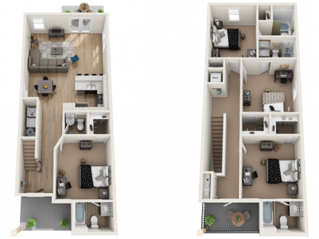 Springmore Furnished Floor plan