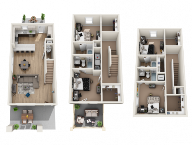 Stafford Furnished Floor plan